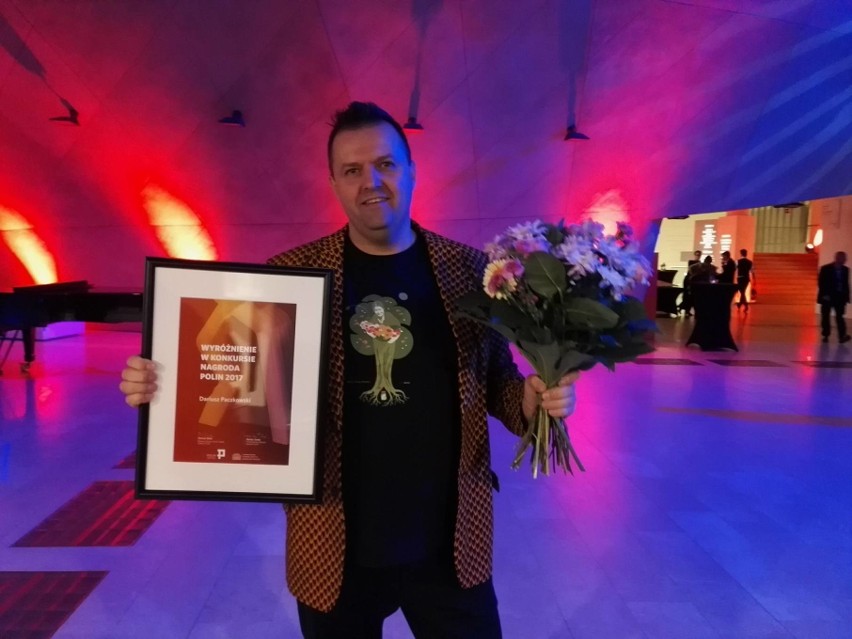 Dariusz Paczkowski, grafficiarz z Żywca, wyróżniony podczas tegorocznej edycji Nagrody POLIN 2017