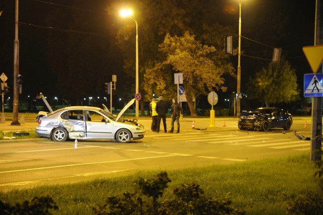 Wypadek na skrzyżowaniu Wernera i Mireckiego w Radomiu.