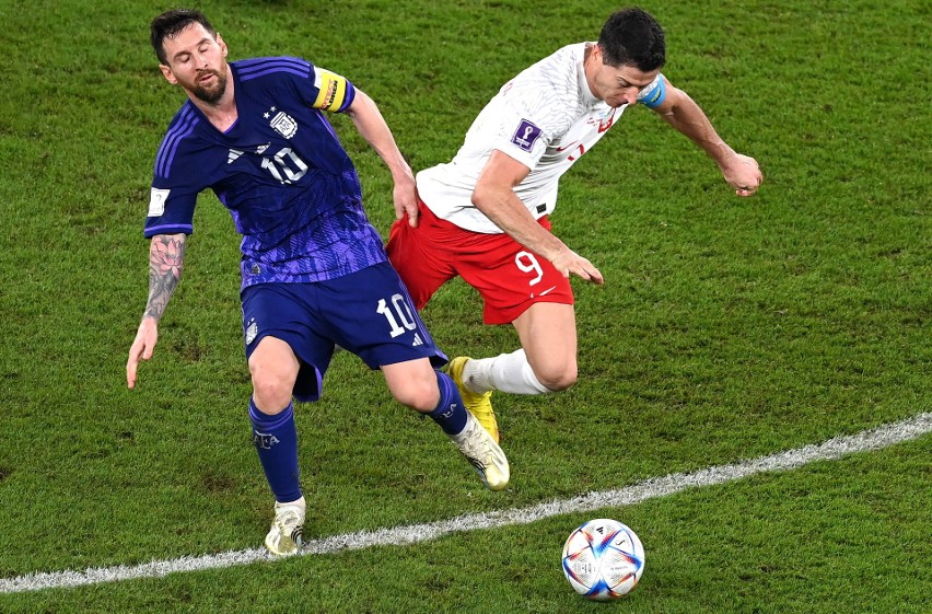 MŚ 2022. Lewandowski i Messi w pomeczowej rozmowie. O czym? To pozostanie "tajemnicą mundialu"