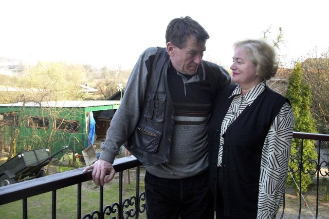 Jan Sylwestrzak, wicewojewoda zachodniopomorski, z żoną Zofią.