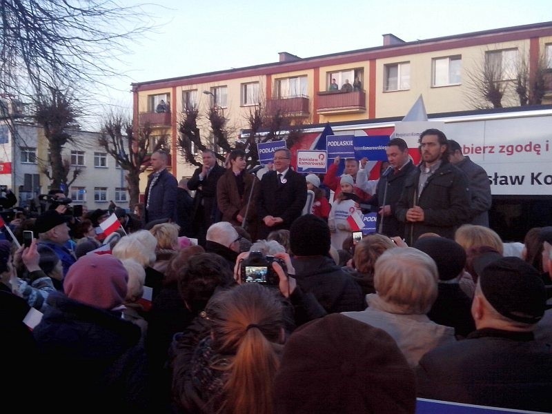 Bronisław Komorowski w Siemiatyczach. Wizyta prezydenta na zdjęciach