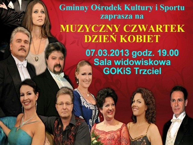 Dziś po południu w sali widowiskowej w Trzcielu odbędzie się koncert poznańskich artystów.