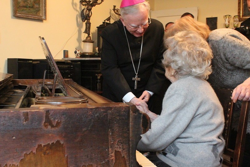 Kraków. Abp Marek Jędraszewski z wizytą u najstarszej Małopolanki