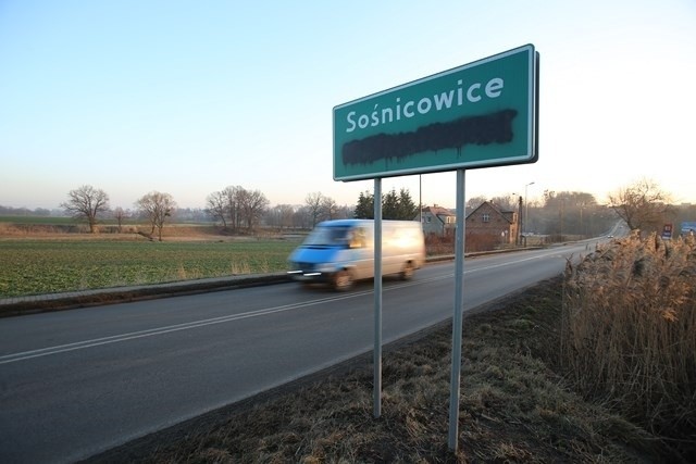 Dwujęzyczne tablice w Sośnicowicach