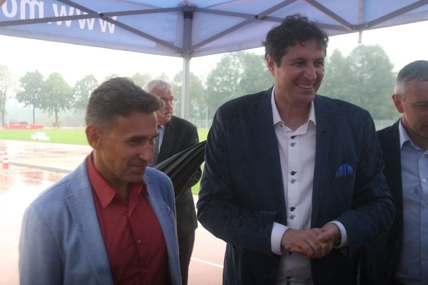 Gwiazdy sportu na otwarciu stadionu w Rybniku