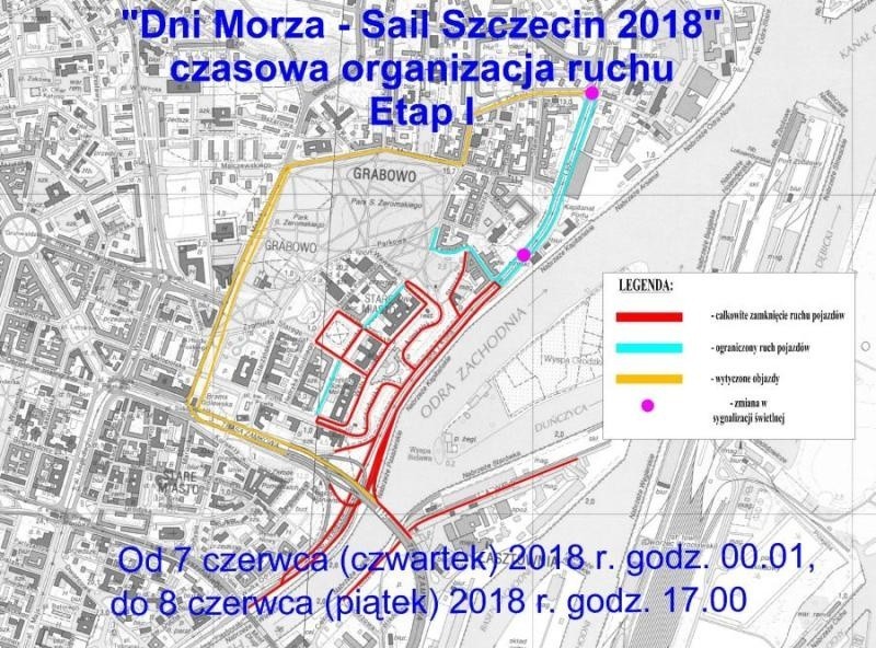 Dni Morza 2018 w Szczecinie. Jak pojedziemy? Zmiany w komunikacji miejskiej [MAPA] (aktualizacja, 8.06.2018)