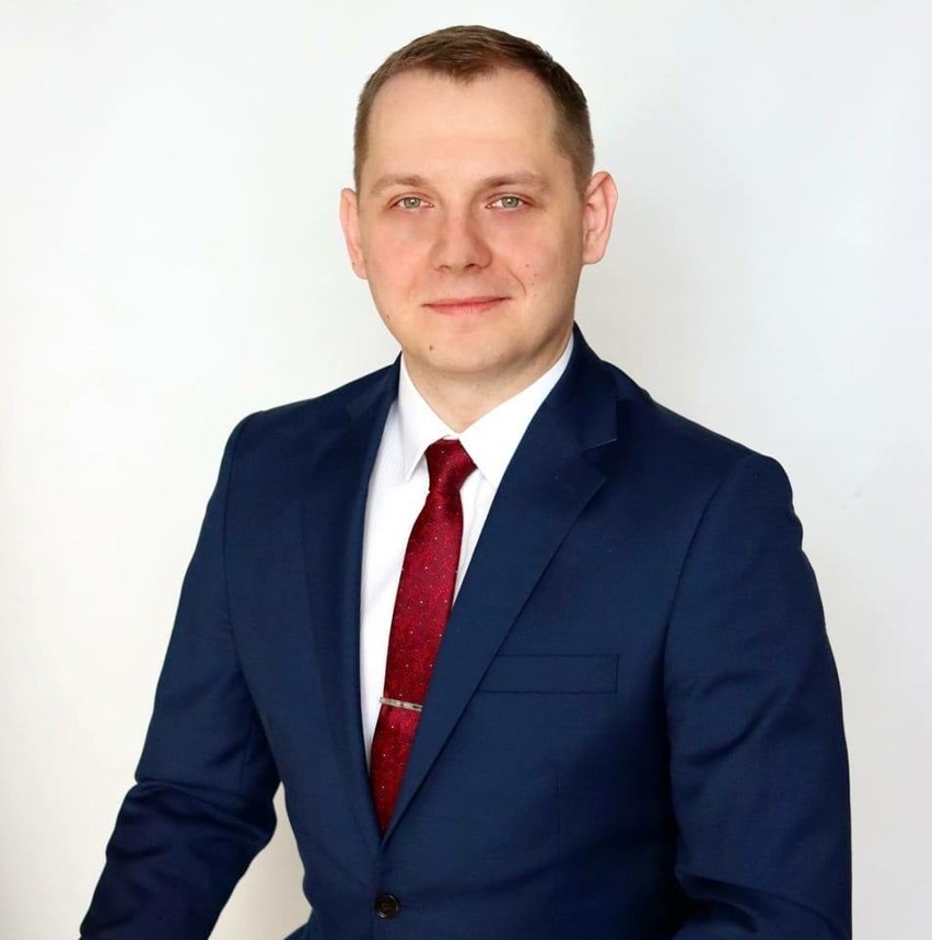 Piotr Biesaga, kandydat na burmistrza Nowego Korczyna.