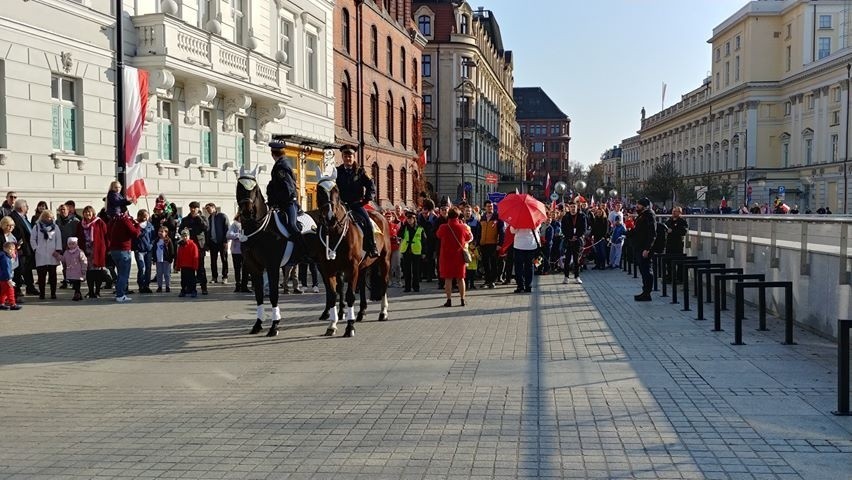 Radosna Parada Niepodległości przeszła przez Wrocław [ZDJĘCIA]