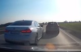 "Szeryf" na A4 pod Wrocławiem. Łamie przepisy w BMW (NAGRANIE)