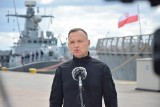 Prezydent Andrzej Duda w Gdyni odpowiada na morskie ćwiczenia Rosji. „Sytuacja jest cały czas monitorowana”