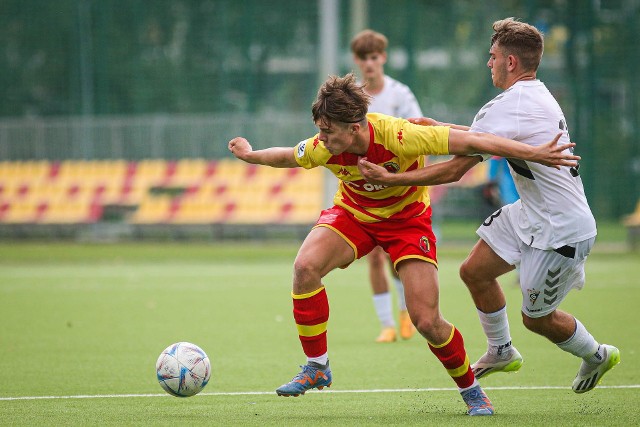 Jagiellonia miała w tym sezonie patent na rywali Zabrza w CLJ U-19. Białostoczanie ograli Górnik 4:0 u siebie (na zdjęciu) i 4:2 na wyjeździe.