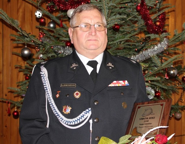 Ryszard Henryszewski z OSP Wąbrzeźno jest trzynastym ochotnikiem, który odebrał tytuł "Strażaka roku" 