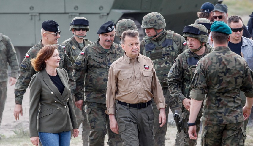 Minister Obrony Narodowej Mariusz Błaszczak odwiedził...