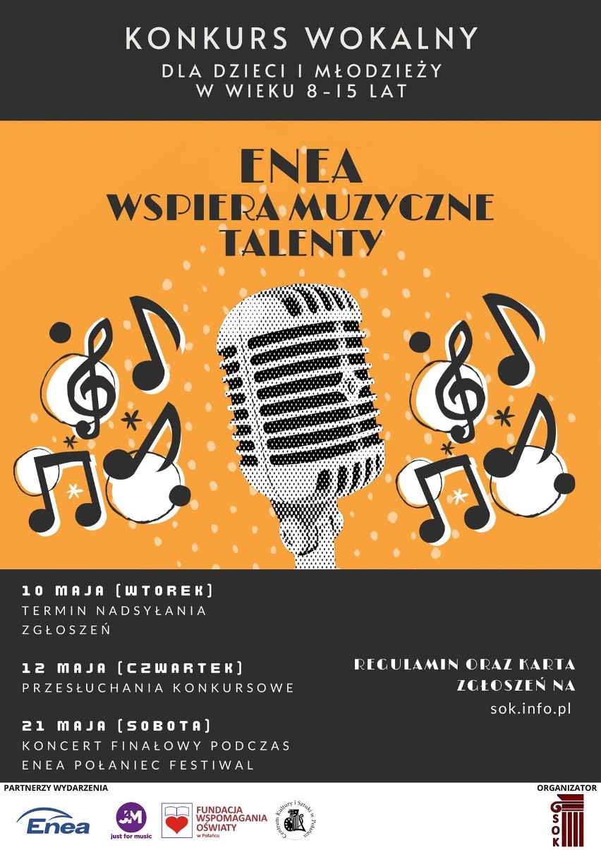 "Enea wspiera młode talenty" - konkurs wokalny dla dzieci i młodzieży. Pierwsze przesłuchania odbędą się w Staszowie  