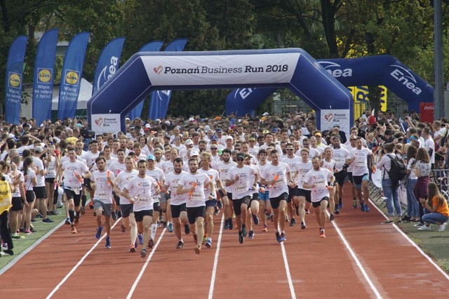 Ubiegłoroczna sztafeta charytatywna Poznań Business Run 2018 odbyła się także we wrześniu