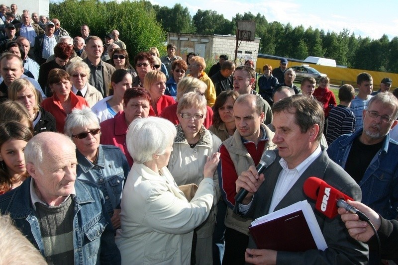 Protest na ul. Kapitulnej