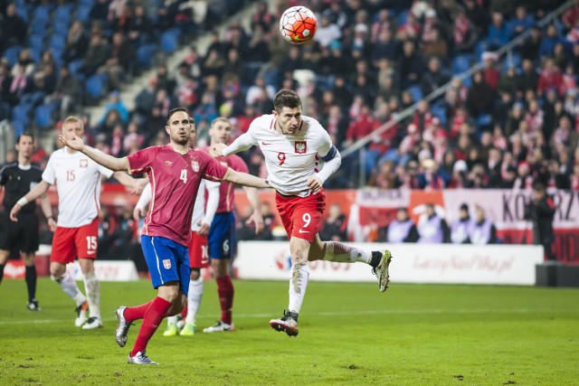 Mecz towarzyski Polska Serbia odbył się na poznańskim stadionie.