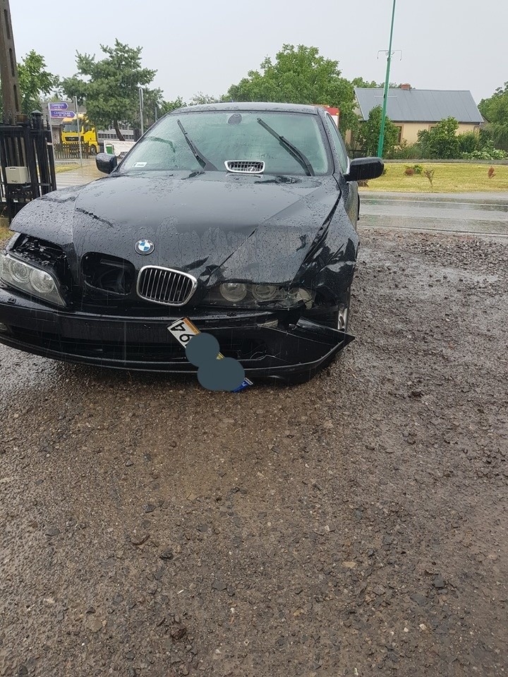 Wypadek dwóch samochodów w miejscowości Czarnolas.