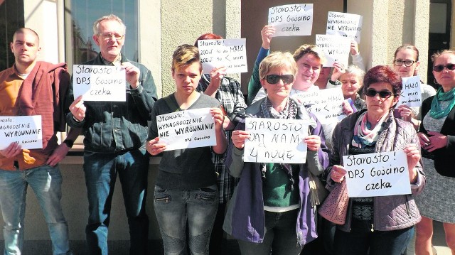 W DPS w Gościnie pracuje 38 osób. Dzięki ich czteroletnim staraniom udało się im dostać dwa dodatkowe etaty. - Ale w  tym roku 6 pań odejdzie na emeryturę. Kto przyjdzie na ich miejsce?