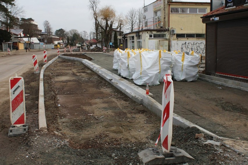 Remont ulicy Chrobrego w Mielnie