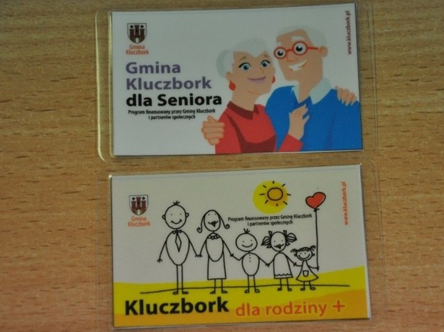Takie dwie karty można wyrobić w gminie Kluczbork: dla rodzin oraz dla seniorów.