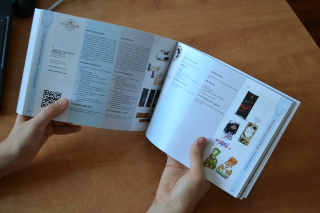 Katalog Produktów Eksportowych Województwa Kujawsko-Pomorskiego Made in Kujawsko-Pomorskie. Publikacja będzie w dwóch wersjach językowych - polskiej i angielskiej.
