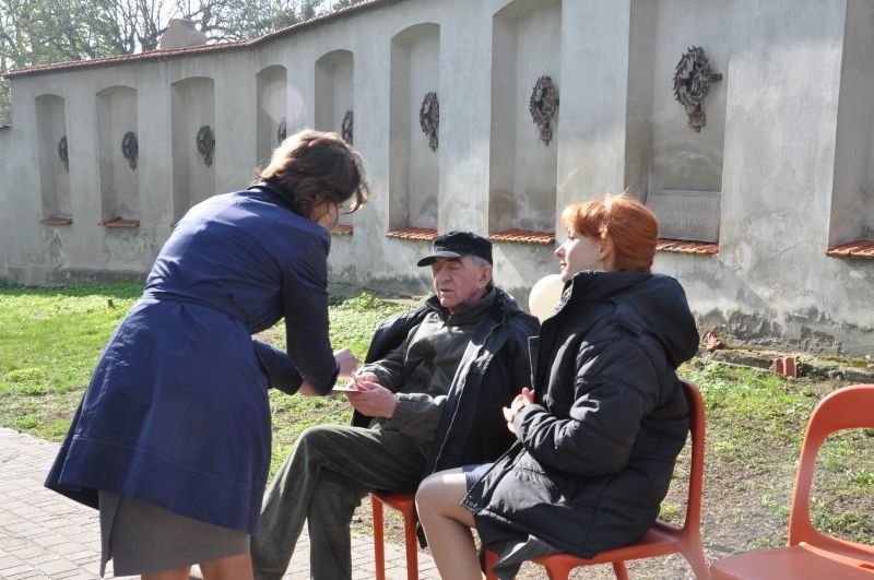 Na planie "Ziarna prawdy" w Sandomierzu