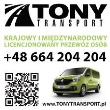 Tony Transport - Przewozy pasażerskie Polska - NIemcy - Holandia