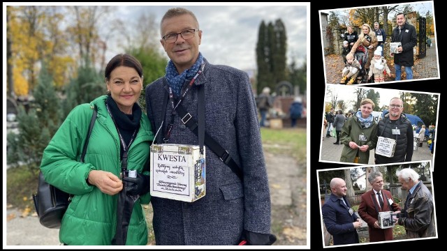 Wiele znanych osób kwestowało na kieleckich cmentarzach. Zobacz ich na kolejnych slajdach >>>