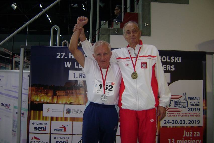 Trzy medale naszych weteranów w lekkoatletycznych mistrzostwach w Toruniu