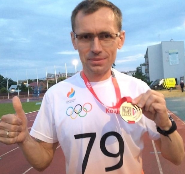 Krzysztof Pietrzyk z LKS Koluszki mistrzem Polski w biegu na 3 km podczas zawodów w Płocku