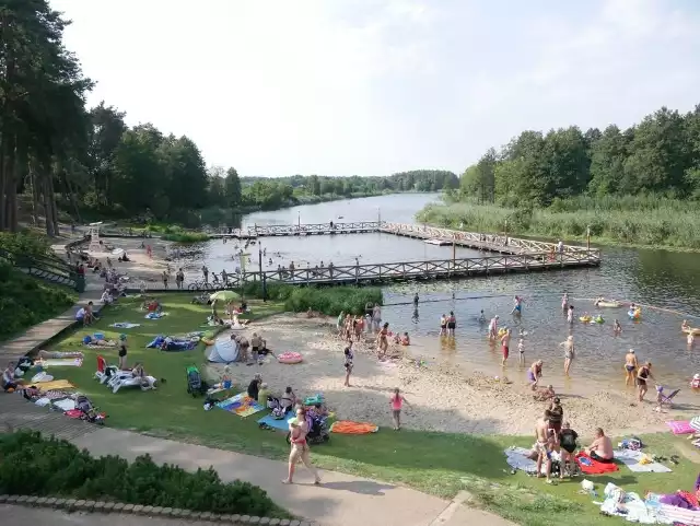 Jezioro Kozienickie chętnie odwiedzają nie tylko mieszkańcy Kozienic.