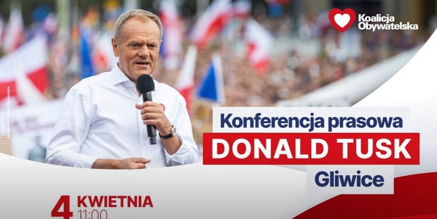 Premier Donald Tusk odwiedził Gliwice. "W tym roku na pewno podwoimy powierzchnię, którą damy do dyspozycji samorządów"