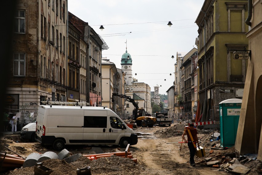 Remont ulicy Krakowskiej i mostu Piłsudskiego