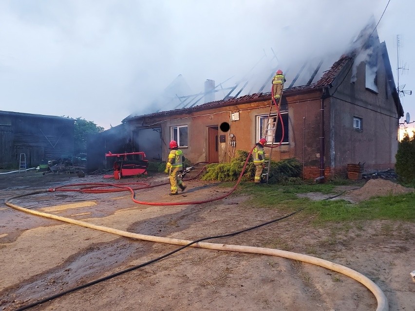 Pożar w miejscowości Silginy