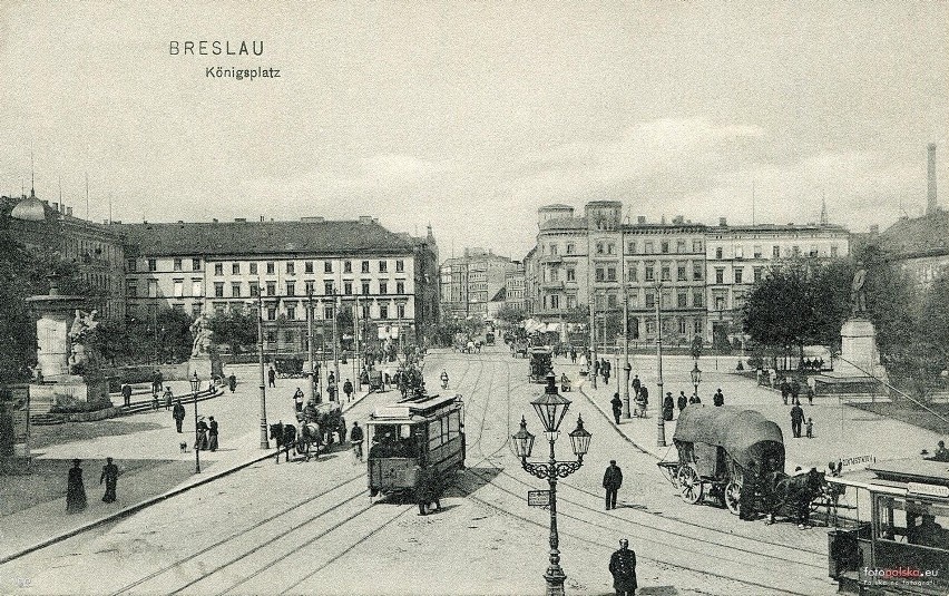 Pozostałości po dawnych wrocławskich trasach tramwajów,...