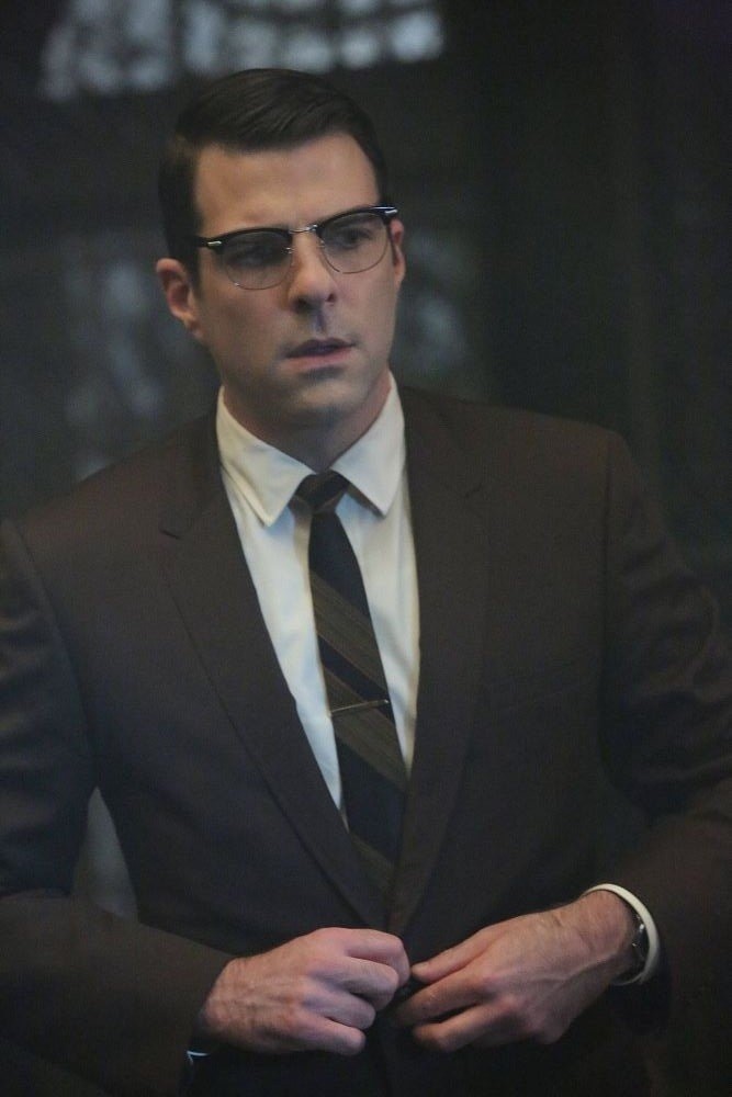 Zachary Quinto w "American Horror Story: Asylum"...