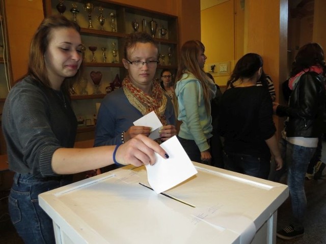 Prawybory zorganizowano w Zespole Szkół Zawodowych w Brodnicy.
