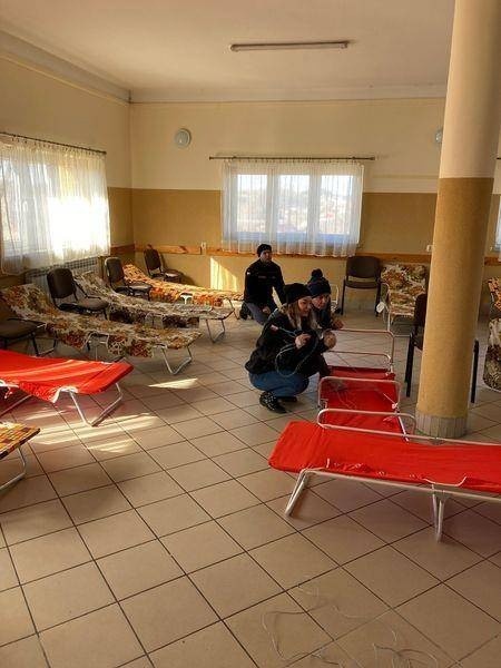 Uchodźcy z Ukrainy znaleźli schronienie w remizach Ochotniczych Straży Pożarnych w Podlaskiem