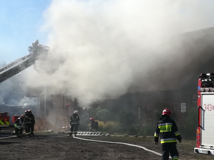 Pożar karczmy Siwy Dym w Łysomicach