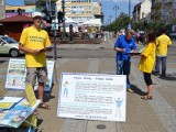 Falun Dafa w Bydgoszczy. Obrońcy praw człowieka mówili o represjach w Chinach