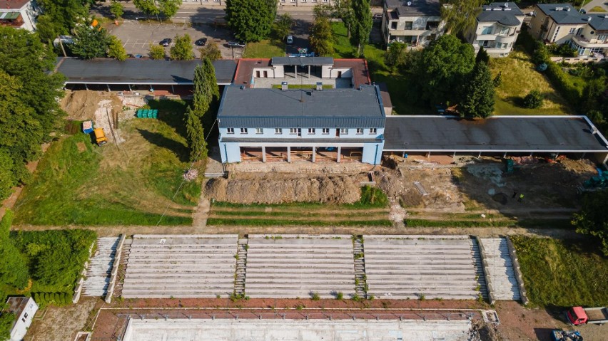 Panorama po niezbędnych pracach demontażowych....