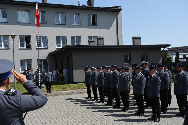 Uroczystość odbyła się w czwartek, 21 lipca, na placu przed Komendą Powiatową Policji w Lipsku.