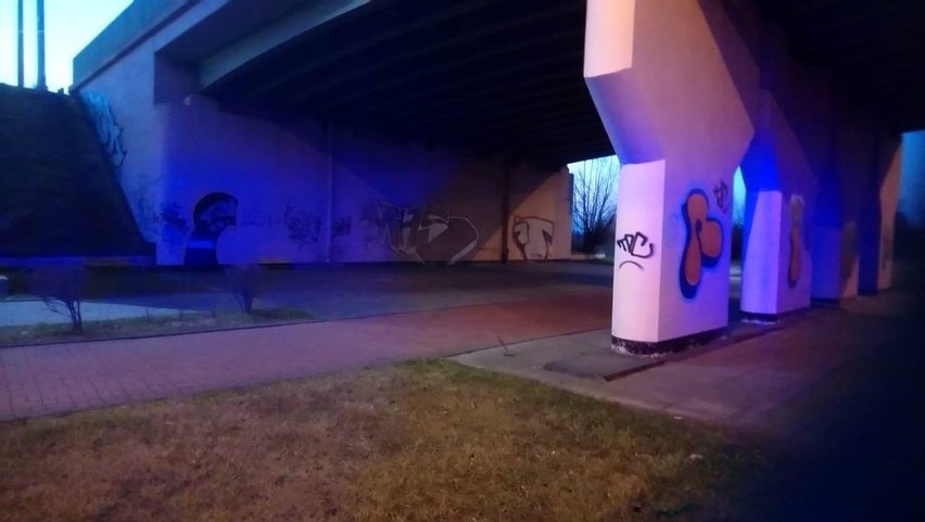 Szczecin: Namalowal graffiti na wiadukcie. Grozi im nawet 5 lat pozbawienia wolności [ZDJĘCIA]