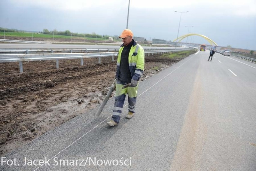 Autostrada A1 do Łodzi przed otwarciem