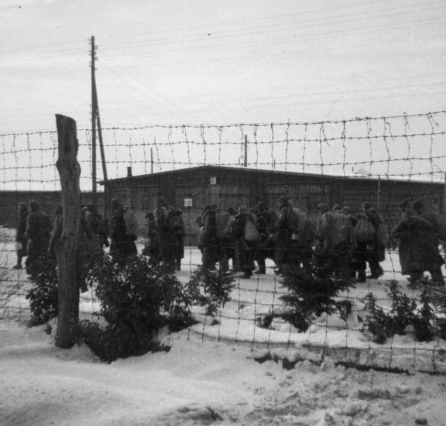 Ewakuacja stalagu w Łambinowicach 22 stycznia 1945 roku