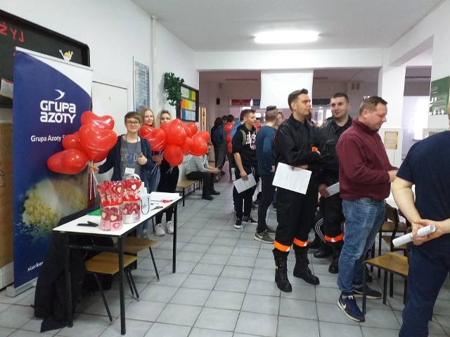 W Zespole Szkół w Połańcu odbyło się już kilka akcji krwiodawstwa, które cieszyły się dużym zainteresowaniem.
