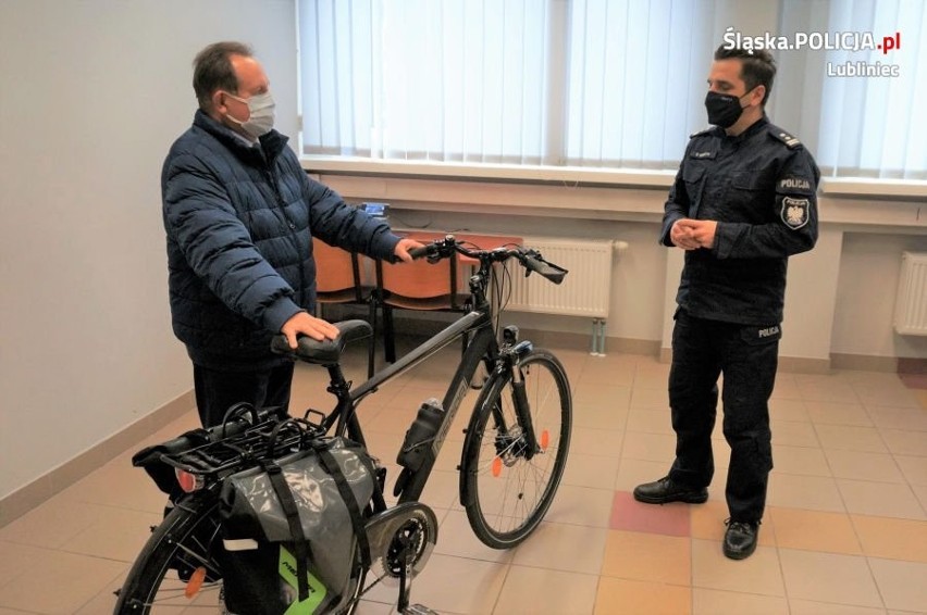 Lubliniecka policja otrzymała rower od władz miasta
