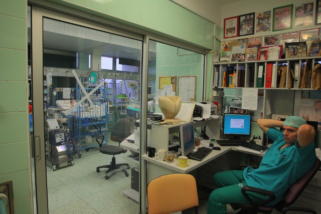 Obecnie oddział kardiochirurgii dziecięcej mieści się na 150 metrach kwadratowych