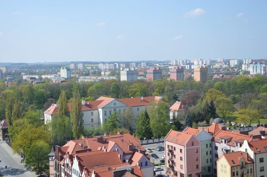 Widok z głogowskiej wieży ratuszowej [FOTO]